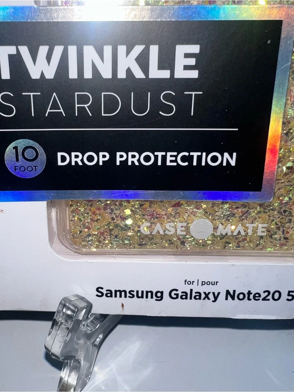 case-mate Twinkle Stardust Glitter Samsung Galaxy Note20 5G Case - Gold